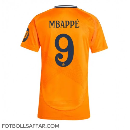 Real Madrid Kylian Mbappe #9 Bortatröja Dam 2024-25 Kortärmad